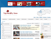 Tablet Screenshot of byty.reality-ilava.eu